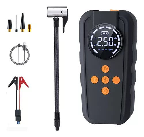 Inflador Arrancador Compresor - Portátil 3 en 1